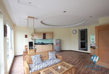 01 bedroom apartment for rent in Truc Bach area, lake view